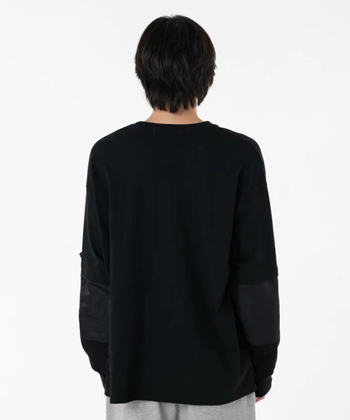 DISCOVERED（ディスカバード）の「【DISCOVERED/ディスカバード】SWITCH SLEEVE CUTSEWN（Tシャツ/カットソー・メンズ・ホワイト/ブラック・FREE）」の13枚目の写真