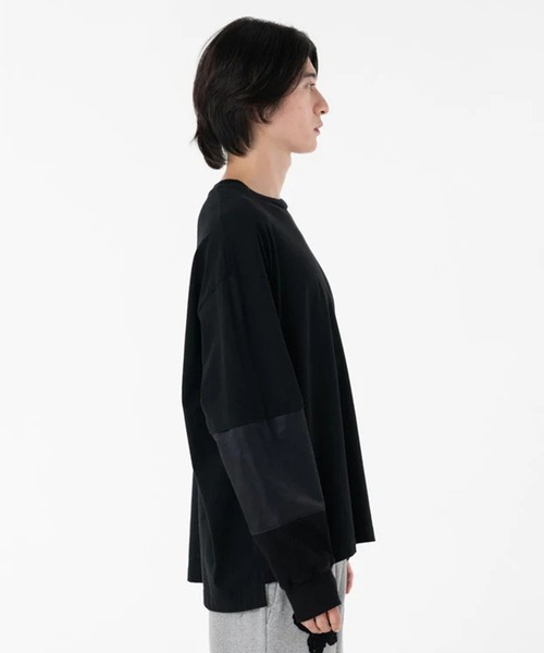 DISCOVERED（ディスカバード）の「【DISCOVERED/ディスカバード】SWITCH SLEEVE CUTSEWN（Tシャツ/カットソー・メンズ・ホワイト/ブラック・FREE）」の14枚目の写真