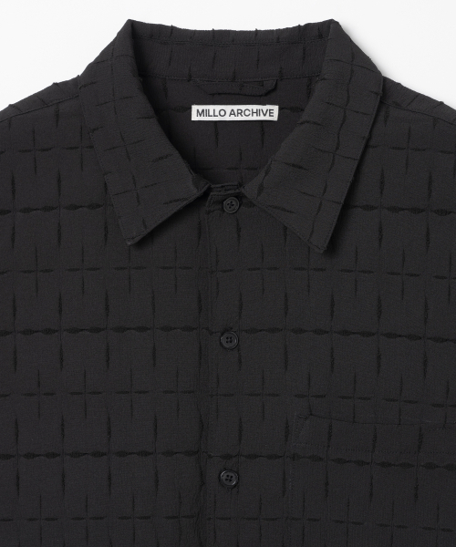 Millo Archive（ミロ アーカイブ）の「ブリーズクロスシャツ [ブラック]（シャツ/ブラウス・メンズ・その他・MEDIUM/LARGE/X-LARGE）」の2枚目の写真