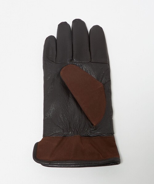 DENTS（デンツ）の「＜DENTS＞ CREWKERNE GLOVES/グローブ（手袋・メンズ・ブラック/ダークブラウン・FREE）」の3枚目の写真