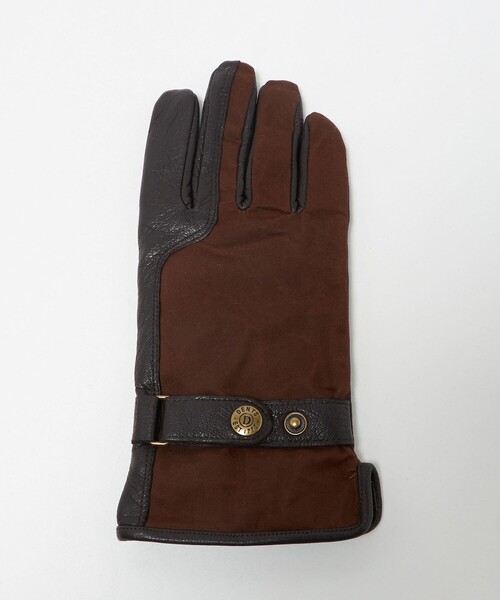 DENTS（デンツ）の「＜DENTS＞ CREWKERNE GLOVES/グローブ（手袋・メンズ・ブラック/ダークブラウン・FREE）」の4枚目の写真