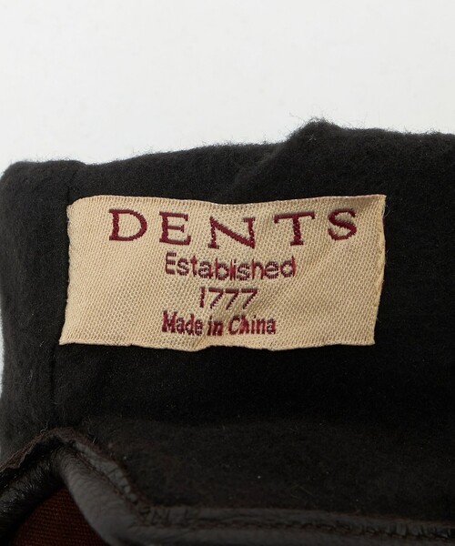DENTS（デンツ）の「＜DENTS＞ CREWKERNE GLOVES/グローブ（手袋・メンズ・ブラック/ダークブラウン・FREE）」の8枚目の写真