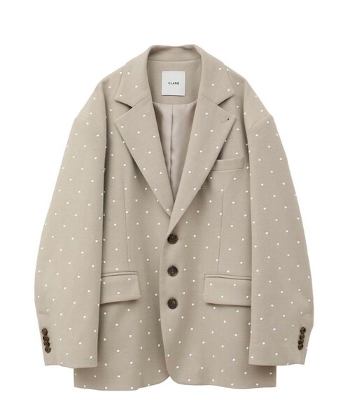 CLANE/クラネ】PEARL DOT JACKET/パールドットジャケット（その他