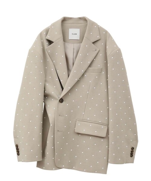 CLANE/クラネ】PEARL DOT JACKET/パールドットジャケット（その他