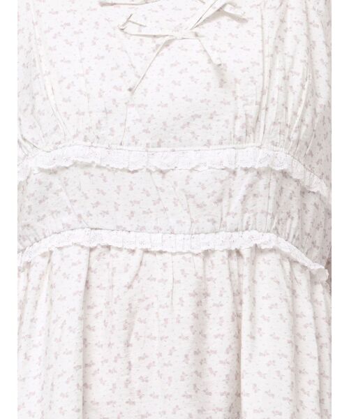 merry jenny（メリージェニー）の「petit flower ribbonワンピース（ワンピース・レディース・オフホワイト/クリーム/ブラック・FREE）」の5枚目の写真