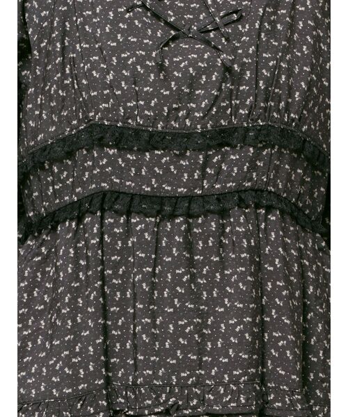 merry jenny（メリージェニー）の「petit flower ribbonワンピース（ワンピース・レディース・オフホワイト/クリーム/ブラック・FREE）」の7枚目の写真