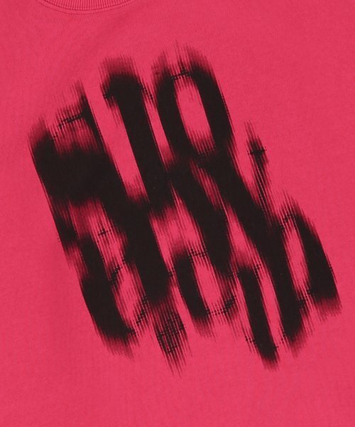 SLOWACID（スローアシッド）の「ブラーリーロゴスウェットシャツ[ディープピンク]（スウェット・レディース・その他・LARGE/MEDIUM/SMALL/X-LARGE）」の2枚目の写真