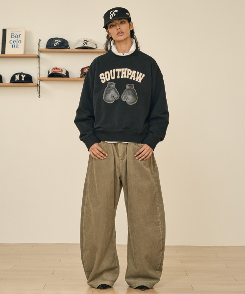 TAKEASY(テイクイージー)の「サウスポー クロップスウェット (ブラック)(スウェット・メンズ・その他・LARGE/SMALL/MEDIUM)」の6枚目の写真