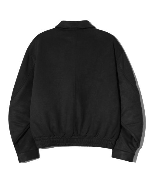 TRILLION(トリリオン)の「スエードリベットブルゾンジップアップジャケット(ブラック)(ブルゾン・レディース・その他・MEDIUM/LARGE/X-LARGE)」の3枚目の写真