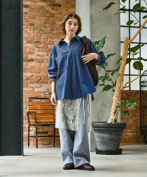 GEORGE'S（ジョージズ）の「マルチWAY 起毛レーススカート（スカート・レディース・ブラック/オフホワイト/ベージュ・MEDIUM）」の6枚目の写真