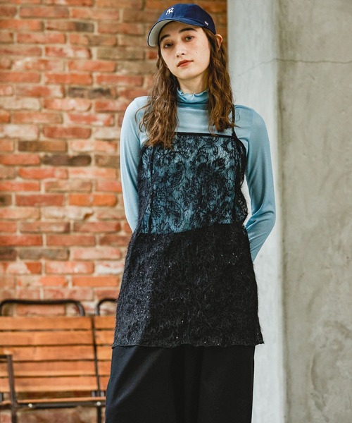 GEORGE'S（ジョージズ）の「マルチWAY 起毛レーススカート（スカート・レディース・ブラック/オフホワイト/ベージュ・MEDIUM）」の13枚目の写真