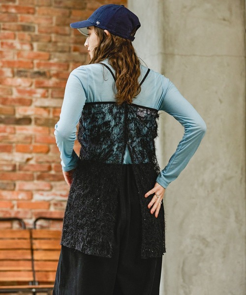 GEORGE'S（ジョージズ）の「マルチWAY 起毛レーススカート（スカート・レディース・ブラック/オフホワイト/ベージュ・MEDIUM）」の15枚目の写真