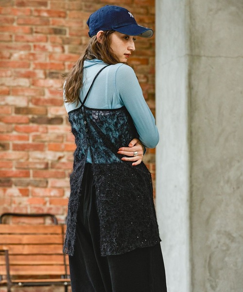 GEORGE'S（ジョージズ）の「マルチWAY 起毛レーススカート（スカート・レディース・ブラック/オフホワイト/ベージュ・MEDIUM）」の16枚目の写真