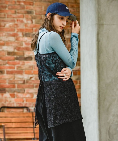 GEORGE'S（ジョージズ）の「マルチWAY 起毛レーススカート（スカート・レディース・ブラック/オフホワイト/ベージュ・MEDIUM）」の17枚目の写真