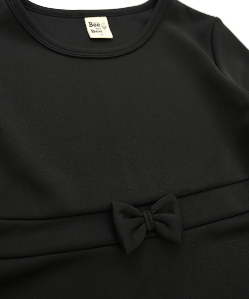 Bee des Bee(ビーデスビー)の「フォーマル ウエストリボンワンピース(ワンピース・キッズ・チャコール/ブラック・100cm/110cm/150cm/130cm/140cm/120cm)」の3枚目の写真