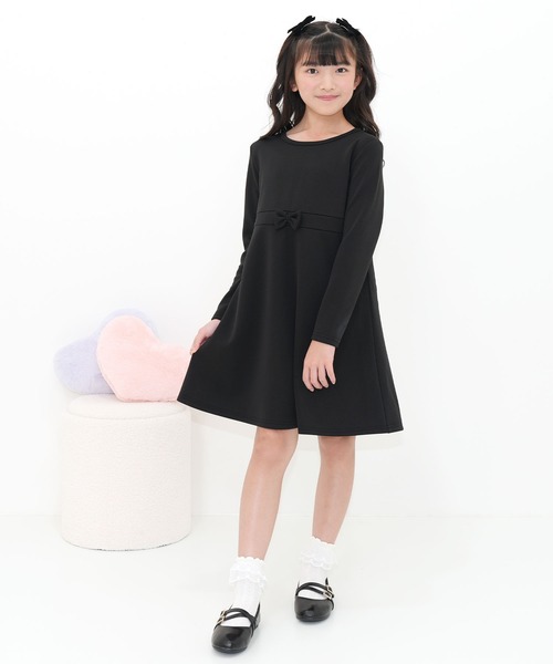 Bee des Bee(ビーデスビー)の「フォーマル ウエストリボンワンピース(ワンピース・キッズ・チャコール/ブラック・100cm/110cm/150cm/130cm/140cm/120cm)」の7枚目の写真