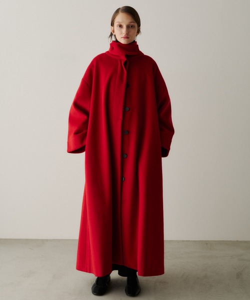スタンドカラーロングコート（ステンカラーコート）｜PERNA（ペルナ