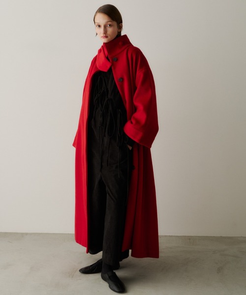 スタンドカラーロングコート（ステンカラーコート）｜PERNA（ペルナ