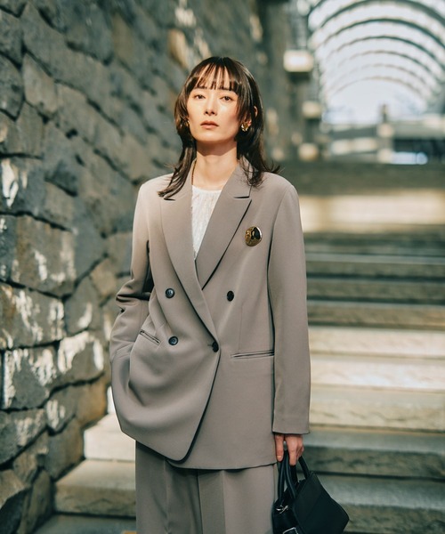 入卒式／セレモニー】Wクロスダブルジャケット 598349（テーラード