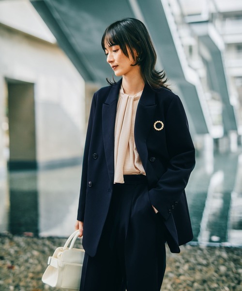 入卒式／セレモニー】Wクロスダブルジャケット 598349（テーラード