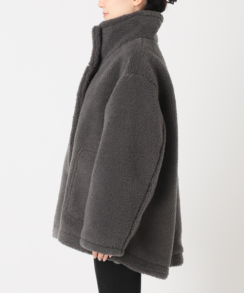 JOURNAL STANDARD(ジャーナルスタンダード)の「《追加2》エコファーショートブルゾン(ブルゾン・レディース・チャコールグレー/ブラウン・FREE)」の18枚目の写真