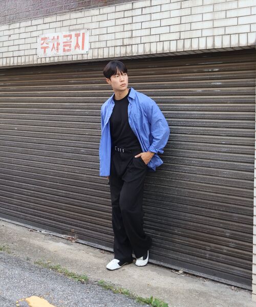 P.IN.O(ピインオ)の「9130 ワンタックセミワイドスラックス-黒(スラックス・メンズ・ブラック・MEDIUM/LARGE/X-LARGE/SMALL)」の15枚目の写真