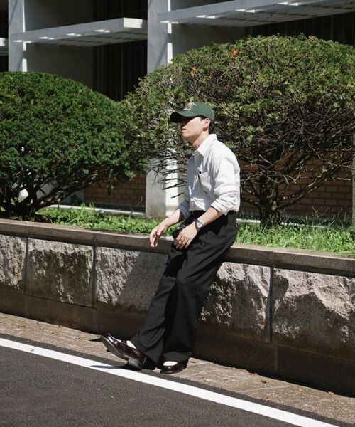 P.IN.O(ピインオ)の「9130 ワンタックセミワイドスラックス-黒(スラックス・メンズ・ブラック・MEDIUM/LARGE/X-LARGE/SMALL)」の18枚目の写真