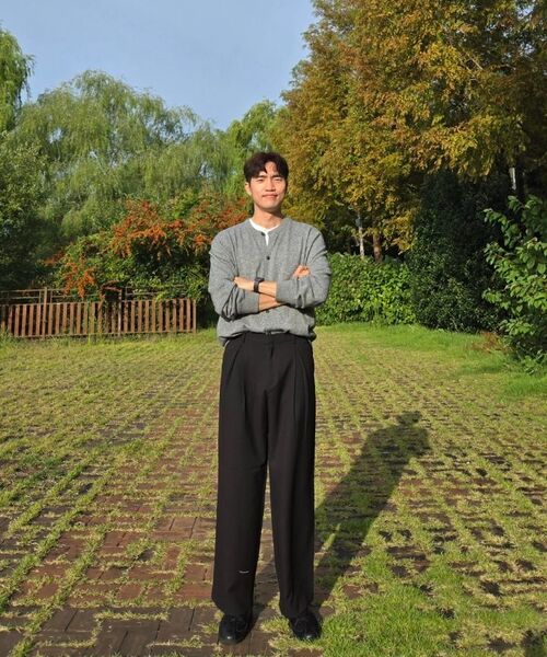 P.IN.O(ピインオ)の「9130 ワンタックセミワイドスラックス-黒(スラックス・メンズ・ブラック・MEDIUM/LARGE/X-LARGE/SMALL)」の19枚目の写真