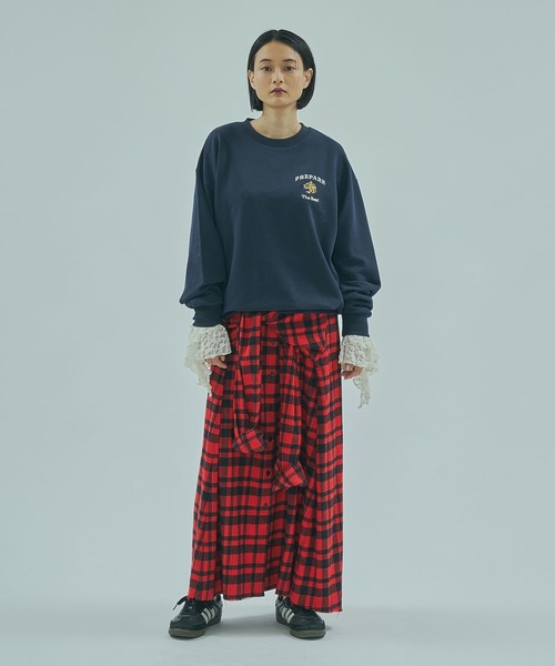 ROSE BUD（ローズバッド）の「TIGER EMBROIDERY SWEAT（スウェット・レディース・ブラック/オフホワイト/ネイビー・ONE SIZE）」の15枚目の写真