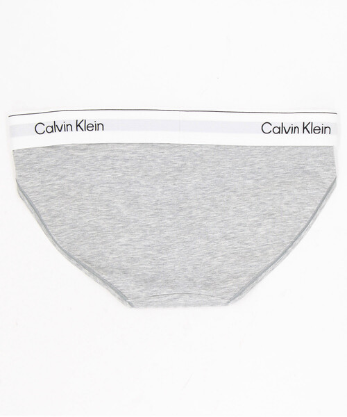 Calvin Klein Underwear（カルバンクラインアンダーウェア）の「Calvin Klein Underwear/カルバンクライン Icon Cotton Modal ビキニショーツ / QF8520AD（ショーツ・レディース・ブラック/グレー・SMALL）」の3枚目の写真
