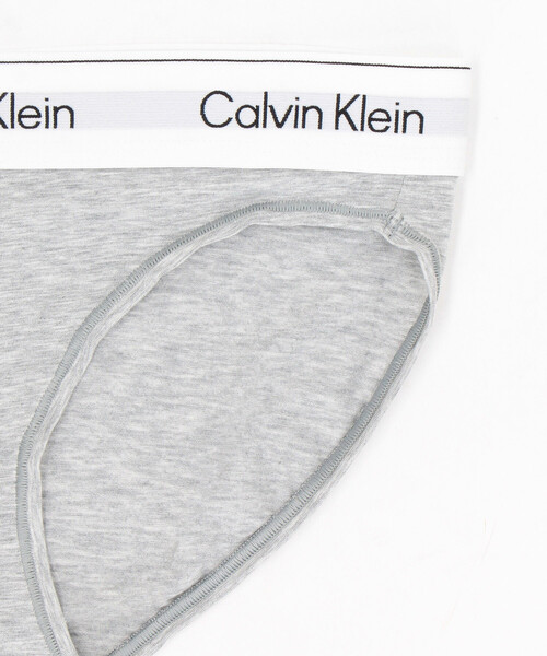 Calvin Klein Underwear（カルバンクラインアンダーウェア）の「Calvin Klein Underwear/カルバンクライン Icon Cotton Modal ビキニショーツ / QF8520AD（ショーツ・レディース・ブラック/グレー・SMALL）」の4枚目の写真