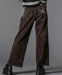 ZIDDY | フロッキーワイドデニム(130~160cm)(デニムパンツ)