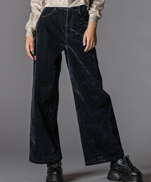 ZIDDY（ジディ）の「フロッキーワイドデニム(130~160cm)（デニムパンツ・キッズ）」