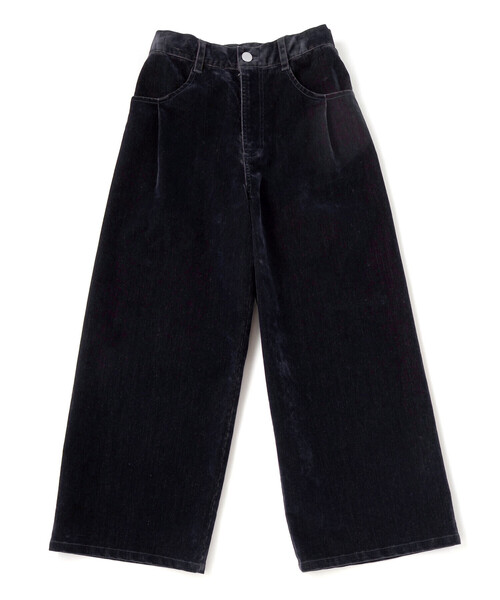 ZIDDY（ジディ）の「フロッキーワイドデニム(130~160cm)（デニムパンツ・キッズ・ブラウン/ブラック・130cm/150cm/FREE/140cm）」の8枚目の写真