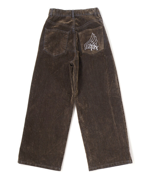 ZIDDY（ジディ）の「フロッキーワイドデニム(130~160cm)（デニムパンツ・キッズ・ブラウン/ブラック・130cm/150cm/FREE/140cm）」の11枚目の写真
