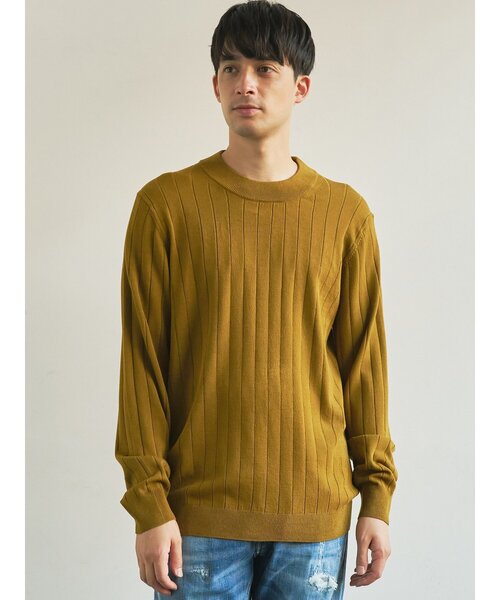 セール】【TRANSITION×G-STAGE】G-STAGE別注ワイドリブ編みモック