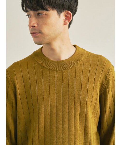 セール】【TRANSITION×G-STAGE】G-STAGE別注ワイドリブ編みモック