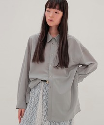 asymmetric cachecoeur shirt(アシンメトリーカシュクールシャツ)