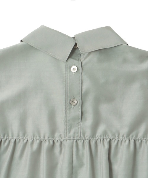 DRESSLAVE(ドレスレイブ)の「asymmetric cachecoeur shirt(アシンメトリーカシュクールシャツ)(シャツ/ブラウス・レディース・ホワイト/カーキ/イエロー・38)」の6枚目の写真