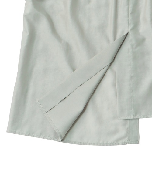 DRESSLAVE(ドレスレイブ)の「asymmetric cachecoeur shirt(アシンメトリーカシュクールシャツ)(シャツ/ブラウス・レディース・ホワイト/カーキ/イエロー・38)」の7枚目の写真