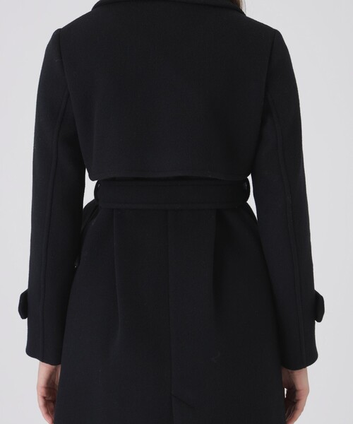 BLUE LABEL CRESTBRIDGE(ブルーレーベルクレストブリッジ)の「ファインダブルビーバートレンチコート(トレンチコート・レディース・ベージュ/ブラック・36/38)」の8枚目の写真