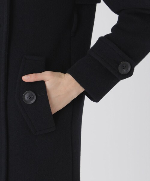 BLUE LABEL CRESTBRIDGE(ブルーレーベルクレストブリッジ)の「ファインダブルビーバートレンチコート(トレンチコート・レディース・ベージュ/ブラック・36/38)」の9枚目の写真