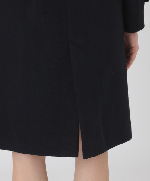 BLUE LABEL CRESTBRIDGE(ブルーレーベルクレストブリッジ)の「ファインダブルビーバートレンチコート(トレンチコート・レディース・ベージュ/ブラック・36/38)」の10枚目の写真