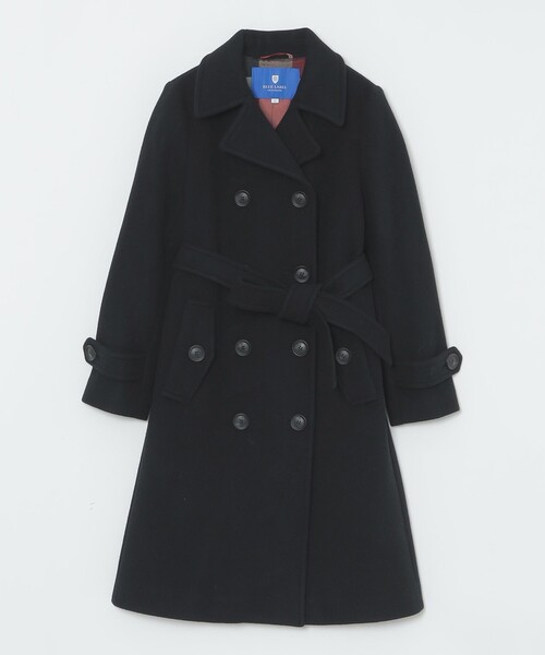 BLUE LABEL CRESTBRIDGE(ブルーレーベルクレストブリッジ)の「ファインダブルビーバートレンチコート(トレンチコート・レディース・ベージュ/ブラック・36/38)」の12枚目の写真