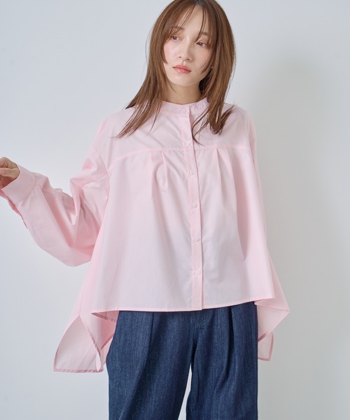 Kelen(ケレン)の「「KELEN / ケレン」バルーンスリーブフレアブラウス(シャツ/ブラウス・レディース・オフホワイト/ブラック/サックスブルー/ピンク・S/M)」の16枚目の写真