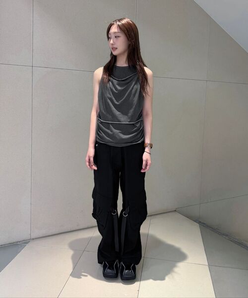 INSILENCE WOMEN(インサイレンスウーマン)の「スリックストラップパンツ ブラック(その他パンツ・レディース・その他・MEDIUM/LARGE/SMALL)」の13枚目の写真