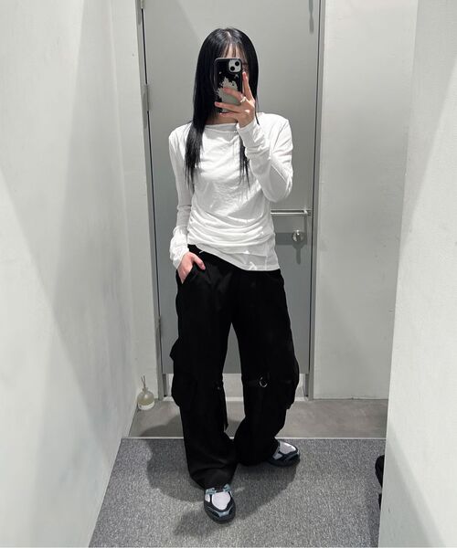 INSILENCE WOMEN(インサイレンスウーマン)の「スリックストラップパンツ ブラック(その他パンツ・レディース・その他・MEDIUM/LARGE/SMALL)」の9枚目の写真