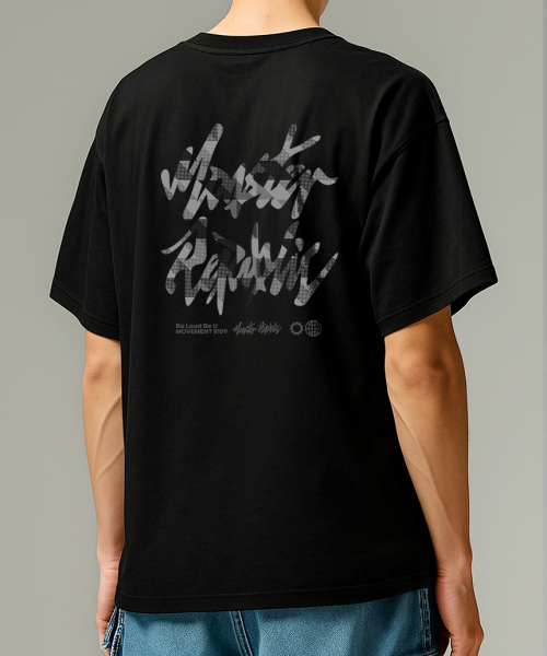 MONSTER REPUBLIC(モンスターリパブリック)の「ヴィンテージサークルロゴミックスグレーTシャツブラック_8109(Tシャツ/カットソー・レディース・その他・X-LARGE/SMALL/MEDIUM/LARGE)」の1枚目の写真
