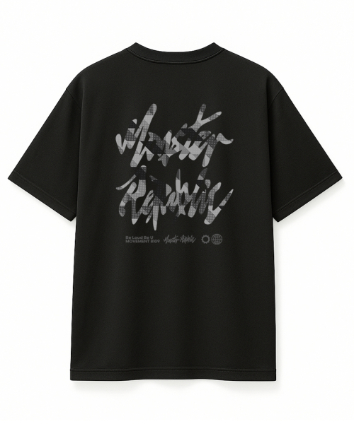MONSTER REPUBLIC(モンスターリパブリック)の「ヴィンテージサークルロゴミックスグレーTシャツブラック_8109(Tシャツ/カットソー・レディース・その他・X-LARGE/SMALL/MEDIUM/LARGE)」の2枚目の写真