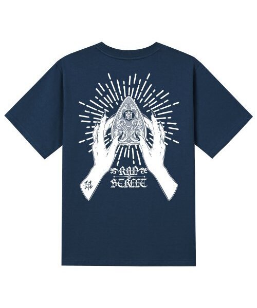 KAN6312(カン6312)の「KTN0137 デジャボード 半袖Tシャツ - ネイビー(Tシャツ/カットソー・メンズ・その他・X-LARGE/LARGE/MEDIUM/SMALL)」の1枚目の写真